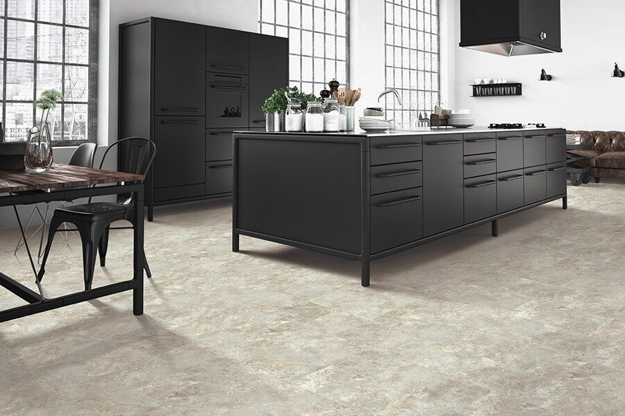 luxury vinyl in the  kitchen